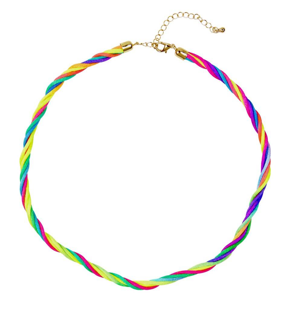 Neon ketting multikleur
