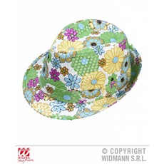 Bloemenhoed fedora pailletten
