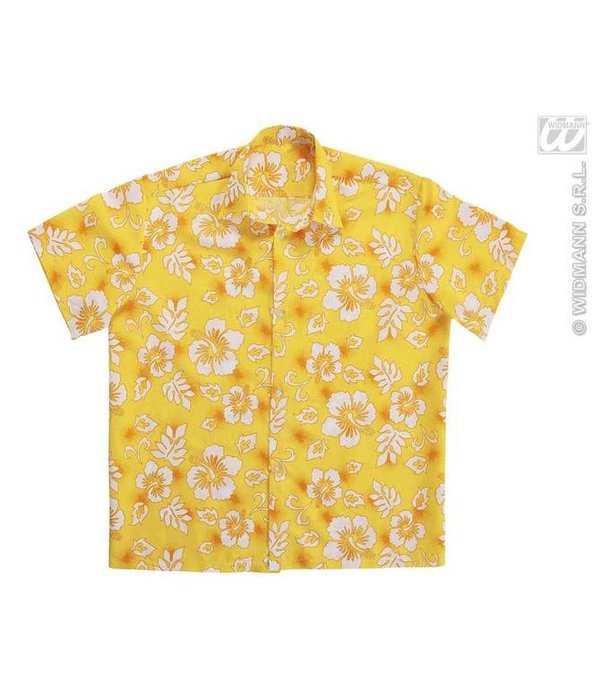 Hawaii blouse geel