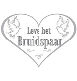 Deurbord Leve Het Bruidspaar