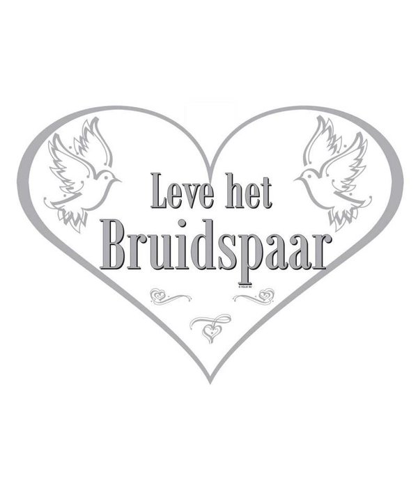 Deurbord Leve Het Bruidspaar