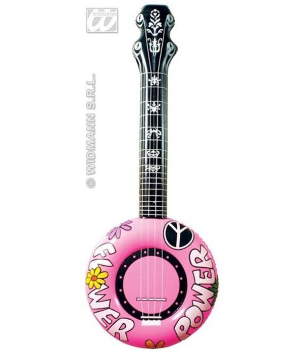 Opblaasbare Flower Power Banjo