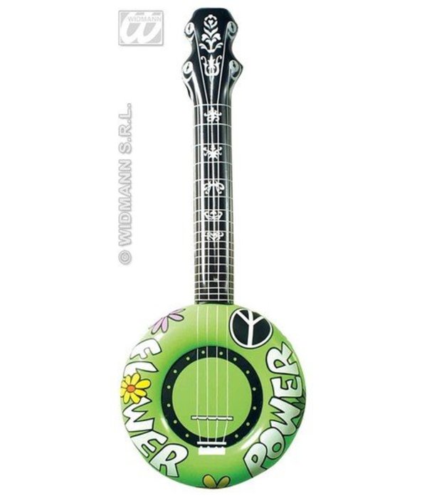 Opblaasbare Flower Power Banjo