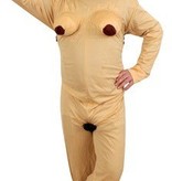 Naakt kostuum vrouw Adam zoekt Eva