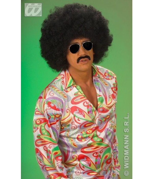 Pruik Afro Jason extra krul Elite