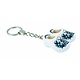 Sleutelhanger dubbel klompje delfts blauw