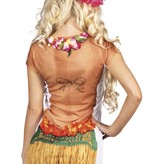 Foto Realistisch shirt Hawaiiaanse dame