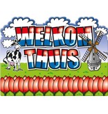 Welkom Thuis Deurbord - 47x34cm