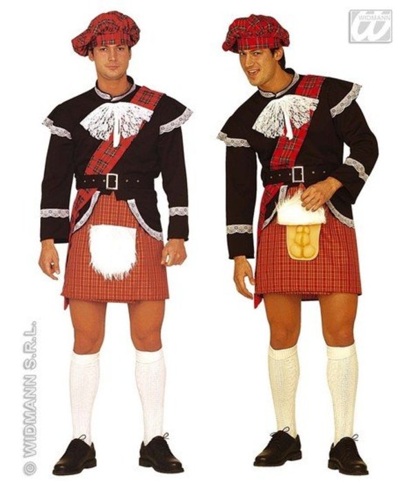 Schotse kilt met suprise