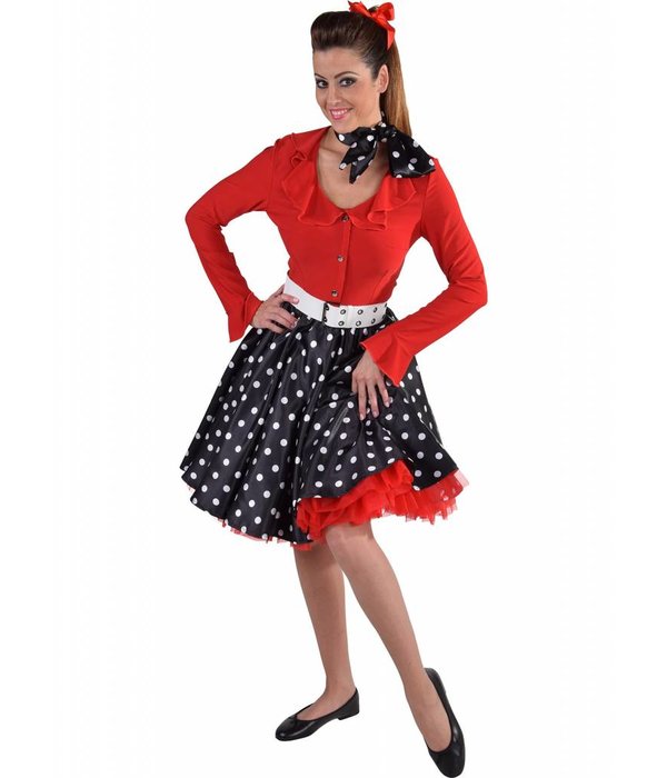 Rock & Roll rok zwart