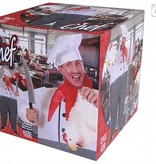 Opblaasbaar kostuum chef kok