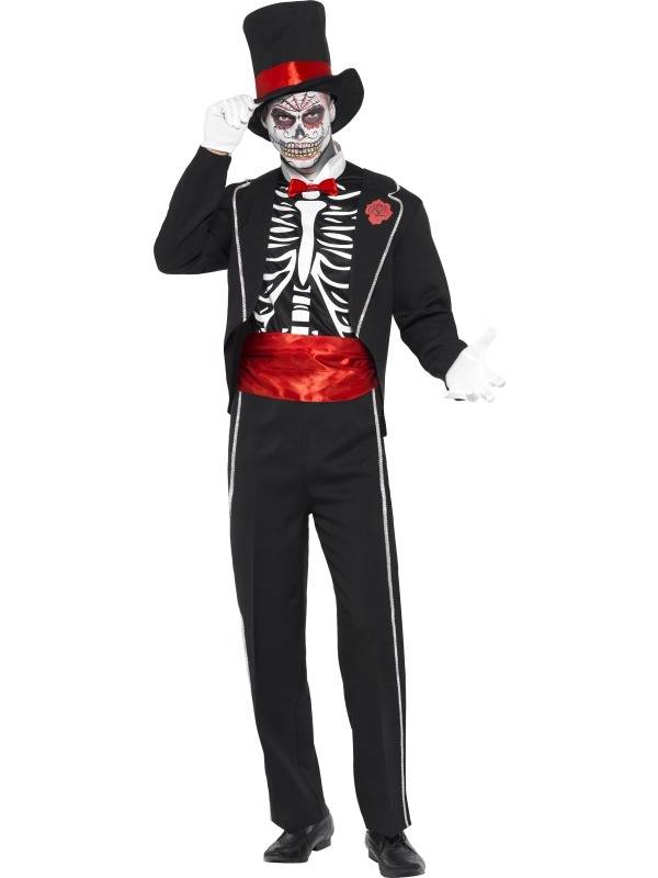 Day of the dead Horror kostuum afbeelding