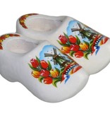 Magneetklompen molen/tulp wit