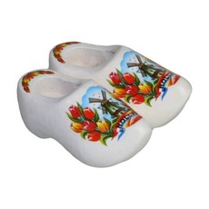 Magneetklompen molen/tulp wit