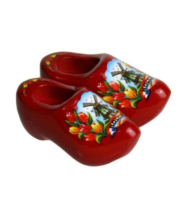 Magneetklompen Molen/Tulp Rood