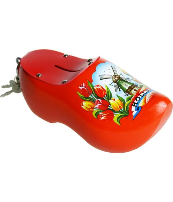 Klomp spaarpot rood