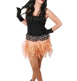 Kinder tule rokje goud lurex