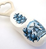 Flesopener klomp Delfts blauw