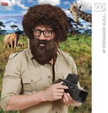 Baard met snor bruin