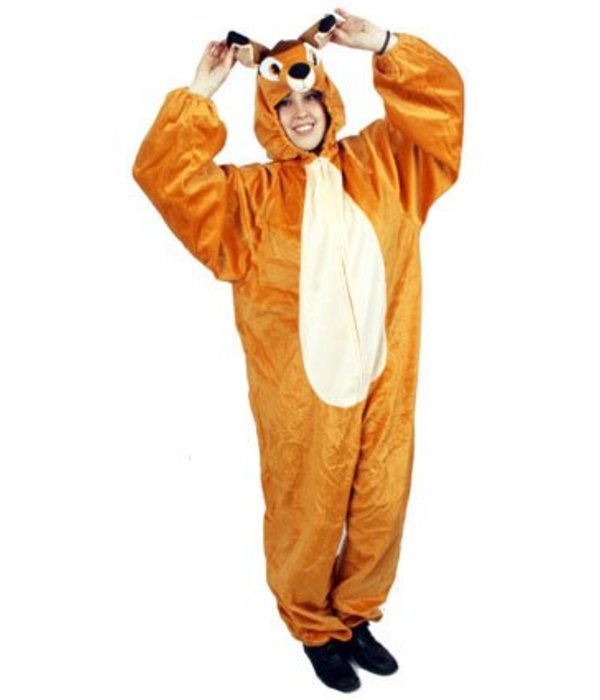 Jambi Hertje kostuum vrouw