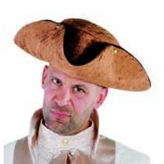 3-spits bruin velour de panne