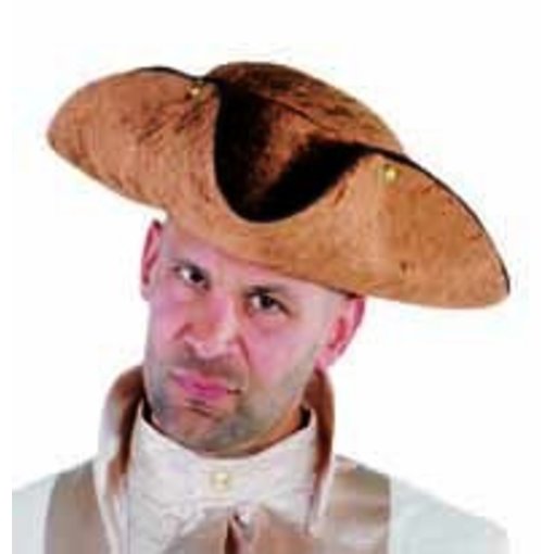 3-spits bruin velour de panne