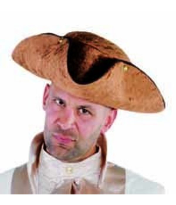 3-spits bruin velour de panne