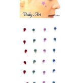 Fancy gezicht/body juweeltjes druppelvorm