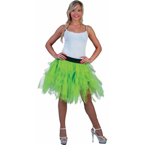 Petticoat groen fluor
