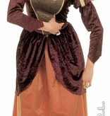 Middeleeuwse koningin verkleedkostuum