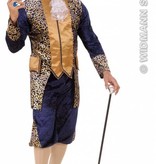 Markies kleding fluweel blauw