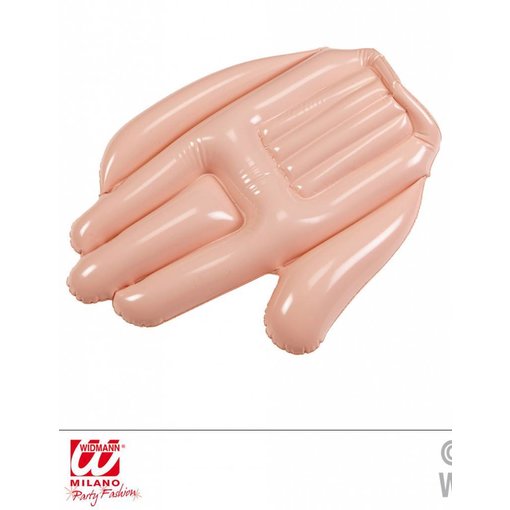 Opblaasbare hand 50cm
