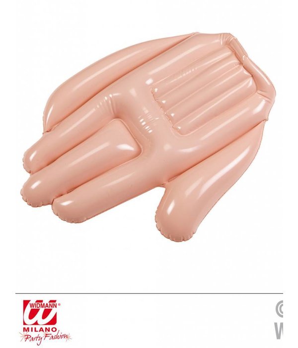 Opblaasbare hand 50cm