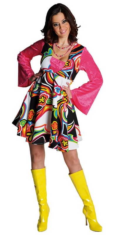 Fantasy 70&apos;s Babydoll jurk afbeelding