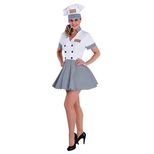 Lady chef kostuum elite