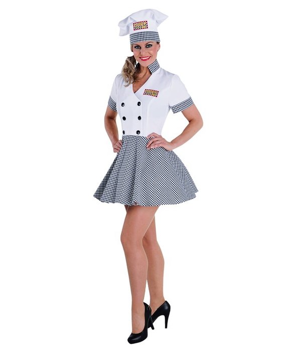 Lady chef kostuum elite