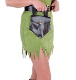 Robin Hood meisje kostuum elite groen