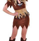 Robin meisje kostuum elite bruin