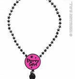 Ketting met fluitje partygirl