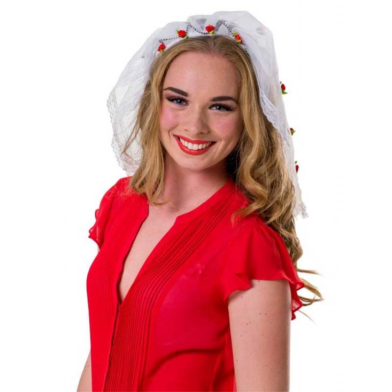 Witte tiara bruid Vrijgezellen Party afbeelding