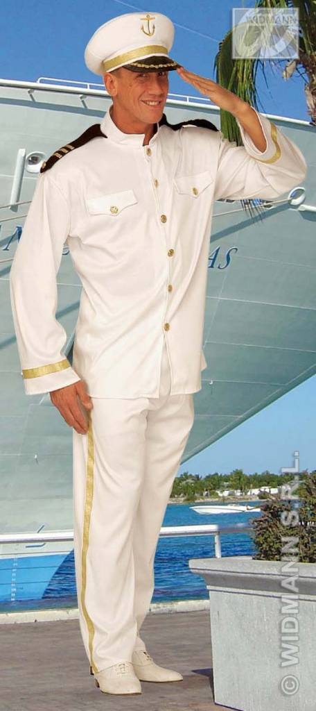 Kapitein love boat kostuum afbeelding