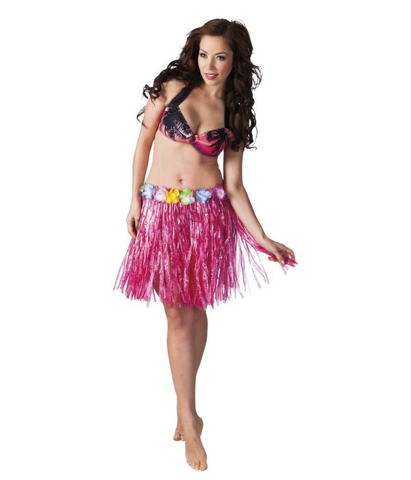 Hawaii rokje pink 45cm