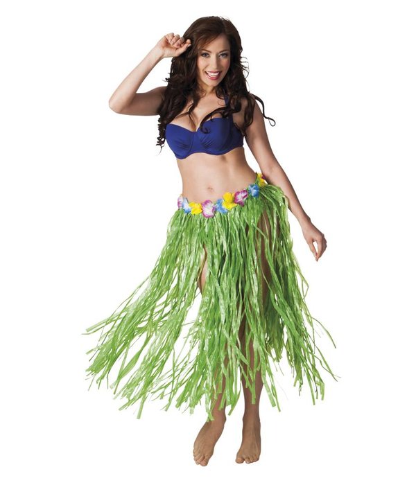 Hawaii rok lang groen 80cm