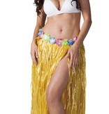 Hawaii rok lang geel 80cm