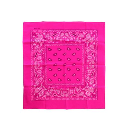 Bandana fluor roze