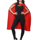 Superhero cape met masker rood