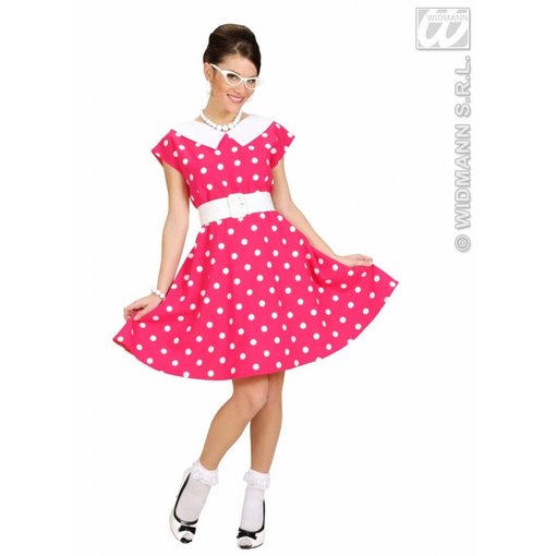 Jurk 50's roze