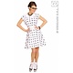 Jurk 50's wit met petticoat
