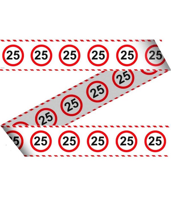 Afzetlint Verkeersbord 25