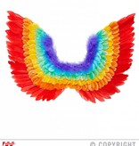 Veren vleugels regenboog 60cm